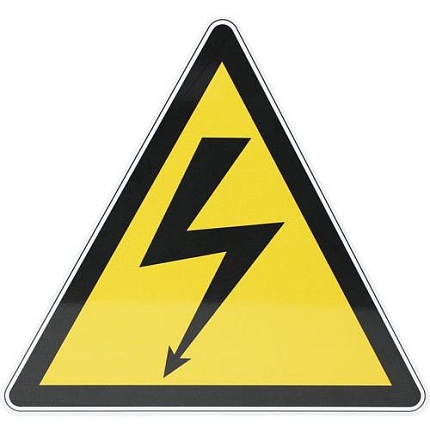 Výstražná tabulka Manutan Expert - Výstraha, hliník, 300 mm