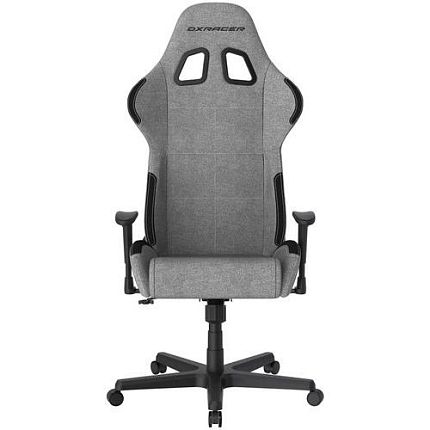 Herní židle DXRacer FORMULA, šedá/černá, látková