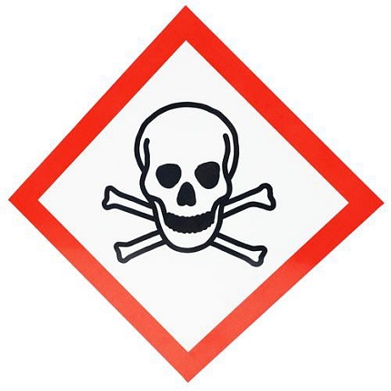 Výstražná CLP tabulka Manutan Expert - Nebezpečné látky, hliník, 300 x 300 mm