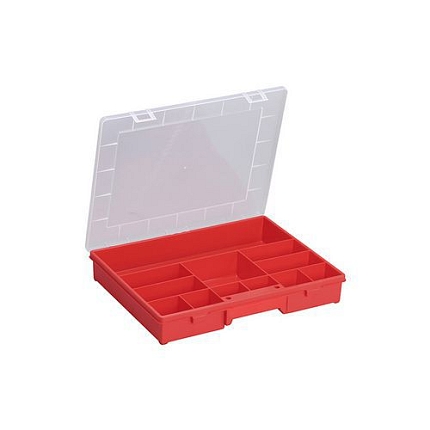 Plastový organizér EuroPlus Basic, 12 přihrádek, 6 x 37 x 29,5 cm