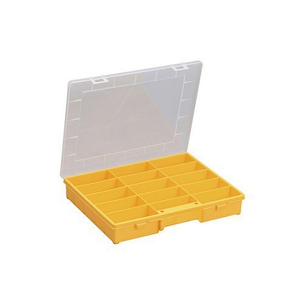 Plastový organizér EuroPlus Basic, 15 přihrádek, 6 x 37 x 29,5 cm