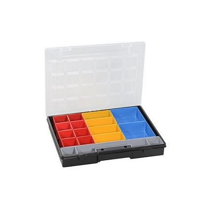 Plastový organizér EuroPlus Flex, 17 přihrádek, 5,5 x 37 x 29,5 cm