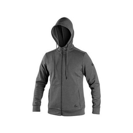 Mikina CXS HARRISON, pánská, šedo-černá, vel. 2XL