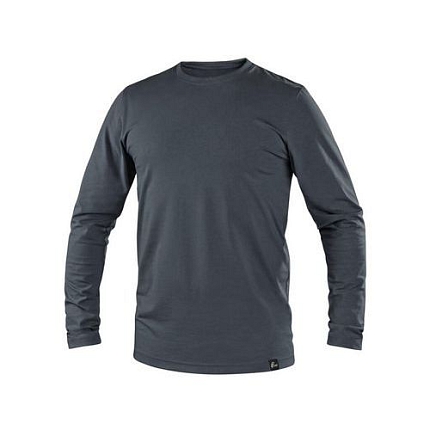 Tričko CXS SIMON, dlouhý rukáv, antracitové, vel. 2XL