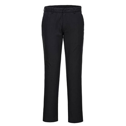 Dámské kalhoty Stretch Slim Chino, černá, krátké, vel.30