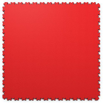 Zátěžová podlaha Fortelock XL, dezén hadí kůže, dlaždice, červená