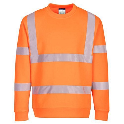 Mikina Eko Hi-Vis, oranžová, vel. XL