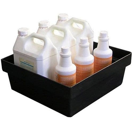 Plastová záchytná vana z recyklovaného HDPE - Manutan Expert, kapacita 18 l