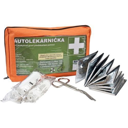 Autolékárničky v textilním/plastovém obalu