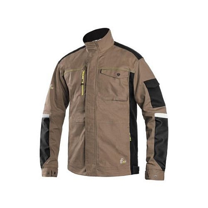 Blůza CXS STRETCH, pánská, béžovo-černá, vel. 50