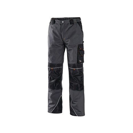 Pánské kalhoty SIRIUS NIKOLAS, šedo-oranžové, vel. 56