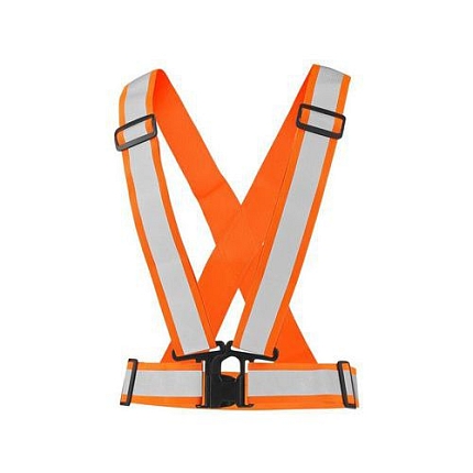 Reflexní kšandy CROSS, oranžové