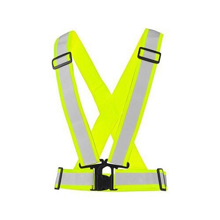 Reflexní kšandy CROSS, žluté