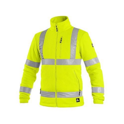 Pánská výstražná bunda PRESTON, žlutá, vel. L