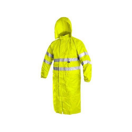 Plášť BATH, výstražný, žlutý, vel. S