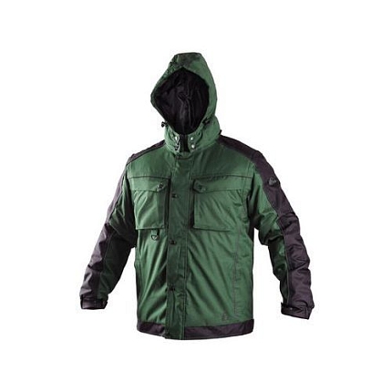 Pánská zimní bunda IRVINE, zeleno-černá, vel. 2XL