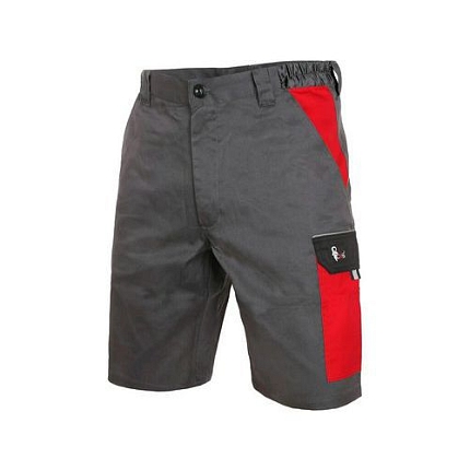 Kraťasy CXS PHOENIX ZEFYROS, pánské, šedo-červené, vel. 56