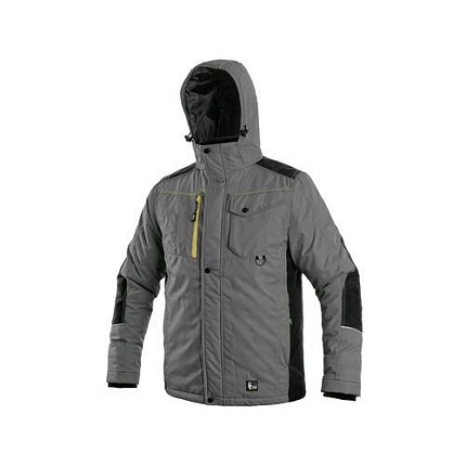 Bunda CXS BALTIMORE, pánská, šedo-černá, vel. 3XL