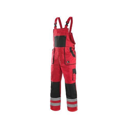 Zahradníky CXS LUXY BRIGHT, pánské, červeno-černé, vel. 64