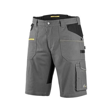 Kraťasy CXS STRETCH, pánské, šedo-černé, vel. 46