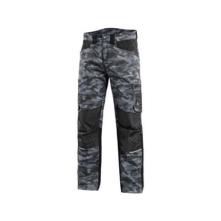 Kalhoty CXS SOLIS FLEX, pánské, maskáčovo-černé, vel. 52