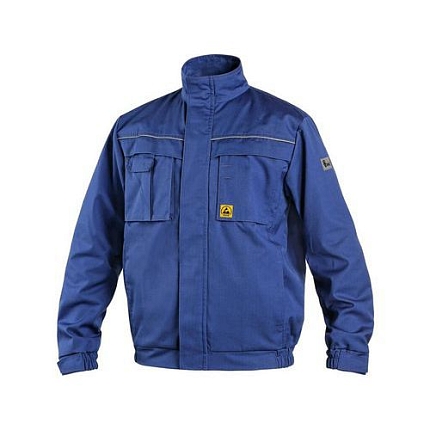 Blůza CXS ELEKTROTECHNIK II, antistatická a ESD,  pánská, modrá, vel. 58