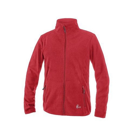 Mikina CXS GRANBY CHILD, dětská, fleece, červená, vel. 140