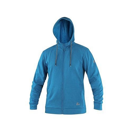 Mikina CXS HARRISON, pánská, středně modrá, vel. S