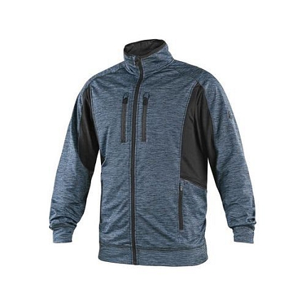 Mikina CXS LEONIS, pánská, modro - černá, vel. 2XL