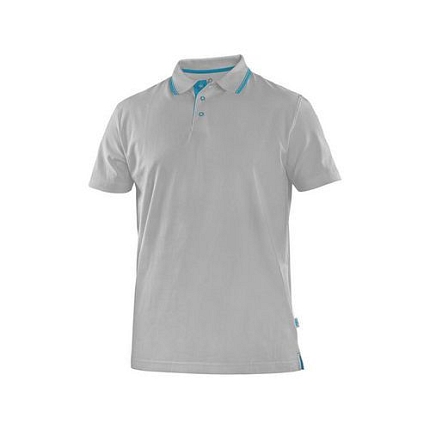 Polokošile CXS HENRY, pánské, krátký rukáv, šedo-modrá, vel. 2XL