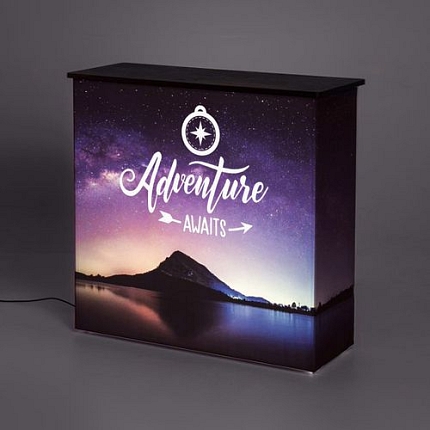 Promostolek Impress M včetně LED prosvětlení a trafa