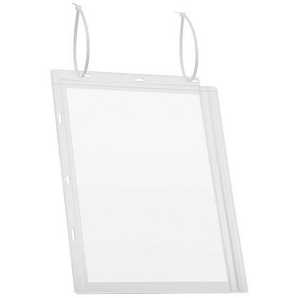 Vodotěsná kapsa Durable se stahovacími pásky na dokumenty, A4, 5 ks