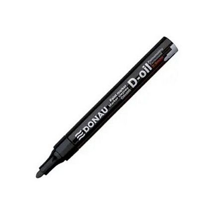 Průmyslový lakový popisovač DONAU D-oil, 2,8 mm, černá
