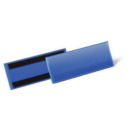 Magnetické kapsy na štítky 1/2 A5, na šířku, tmavě modrá