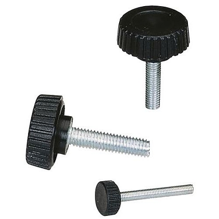 AV polyamidový knoflík Boutet, průměr 22 mm, ocelová tyč M5 x 10mm