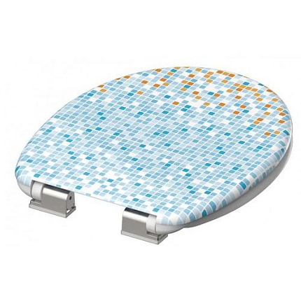 WC prkénka Schütte, soft close, Mosaik