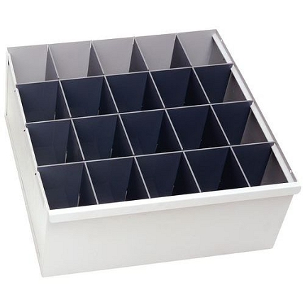 Dělicí příčky Manutan Expert SF1, 3 + 4 ks, 44,5 x 16 cm