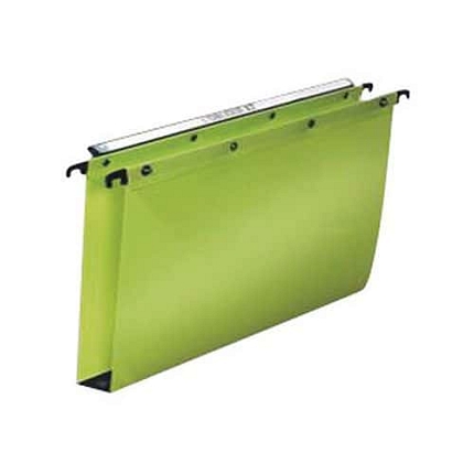 Závěsné složky Ultimate 5/10th Drawer Elba, tvar U, zelená, 10 ks