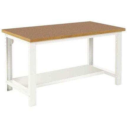 Pracovní stůl Bott Cubio, fenol, pevná police, 75 x 150 cm