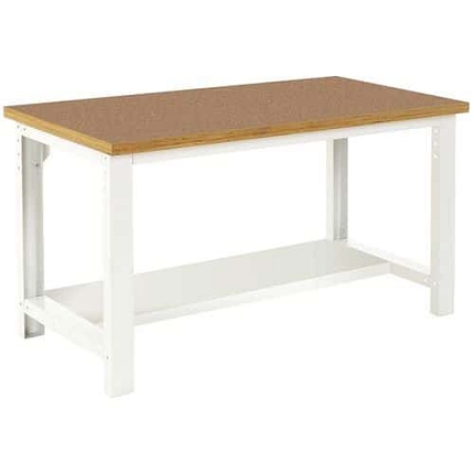 Pracovní stůl Bott Cubio, fenol, pevná police, 90 x 150 cm