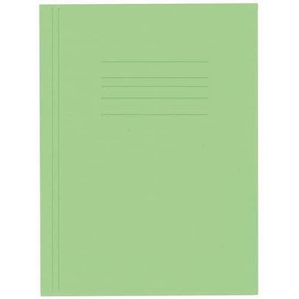 Tříklopé desky Kangaro s gumou, zelené, 25 ks