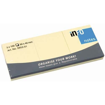 Bloček samolepicí, 51 x 38 mm, 12 x 100 ks