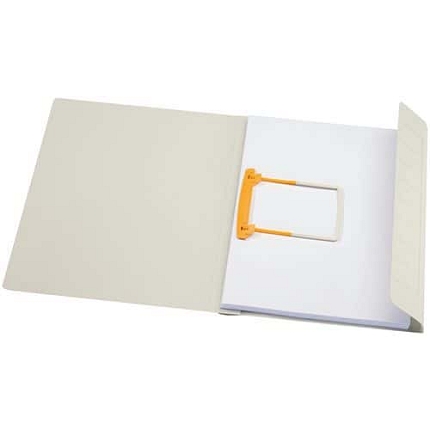 Papírové spisové desky Jalema Secolor Clip, šedé, 10 ks