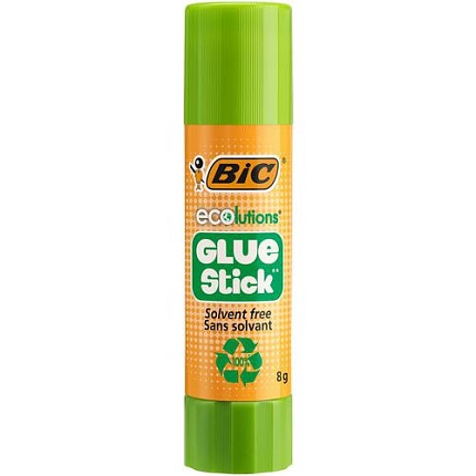 Bílé lepicí tyčinky ECOlutions, 8 g - BIC
