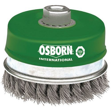 OSBORN - Hrncové kartáče nerezové, 0,5 mm, M14