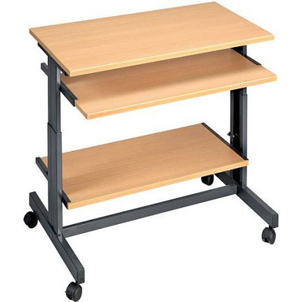 Mobilní PC stůl, buk