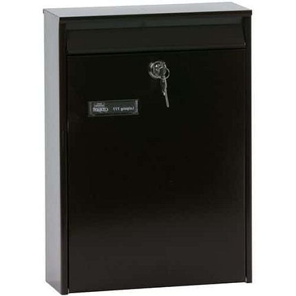 Nástěnná poštovní schránka Leipzig 11,4 l hnědá