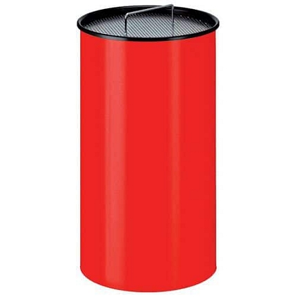 Popelník s pískem červený