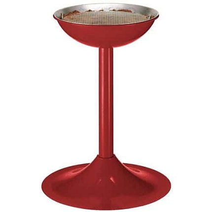 Popelník s pískem červený průměr 41 cm