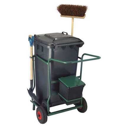 Kompletní údržbový vozík 1 x 240 l zelený